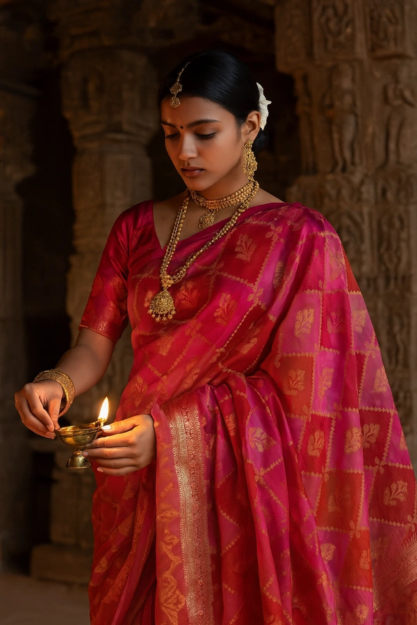 Ashok Fancey Saree-sku-200002319