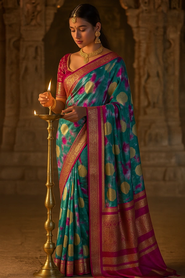 Ashok Fancey Saree-sku-200002351