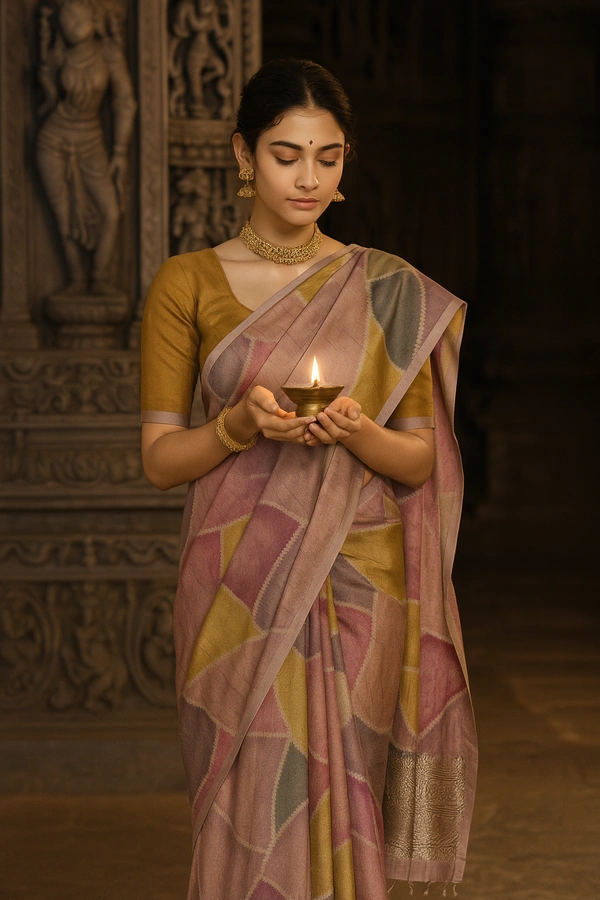 SILK FANCEY SAREE-SKU-200002407