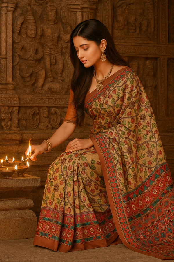 N.J FANCEY SAREE-SKU-200002418