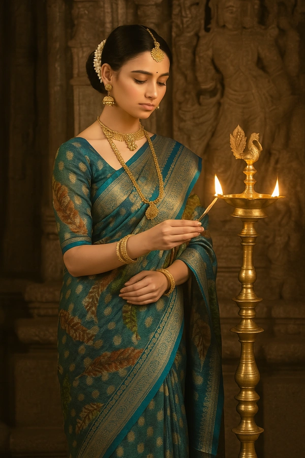 N.J FANCEY SAREE-SKU-200002428