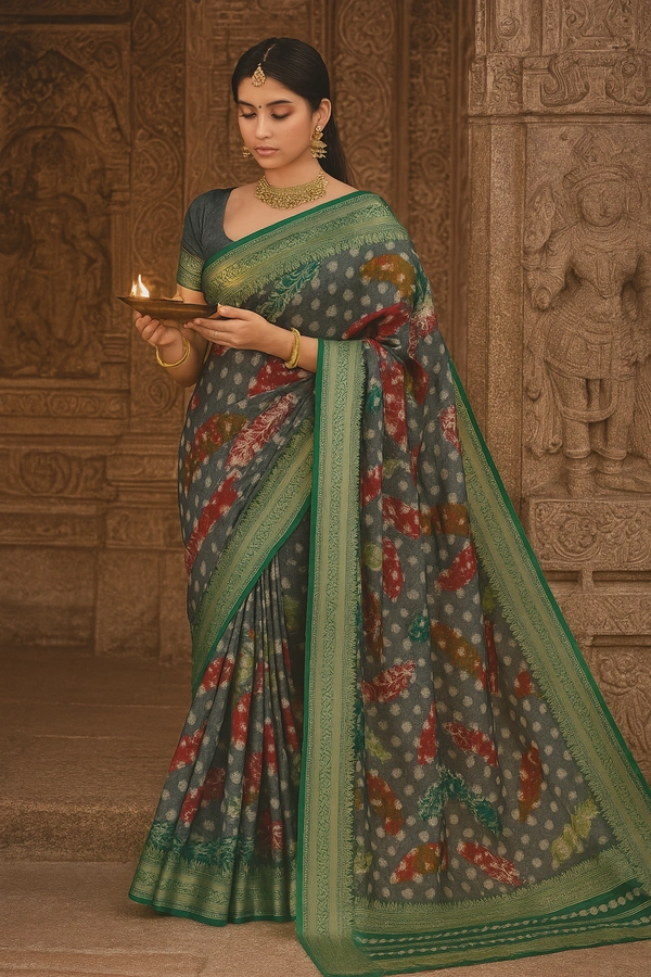 N.J FANCEY SAREE-SKU-200002429