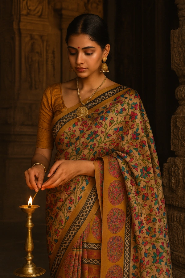 N.J FANCEY SAREE-SKU-200002430