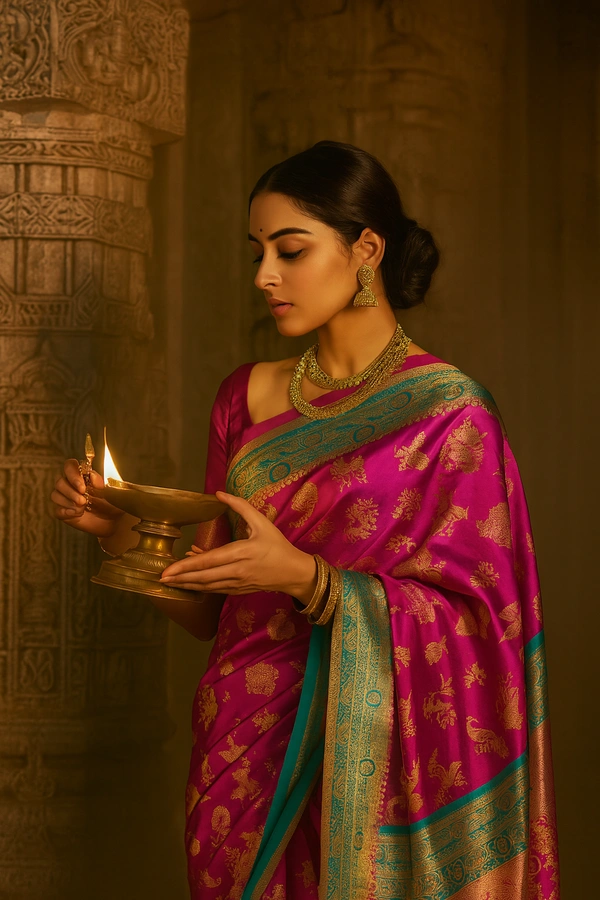 ROOP SHREE FANCEY SAREE-SKU-200002539