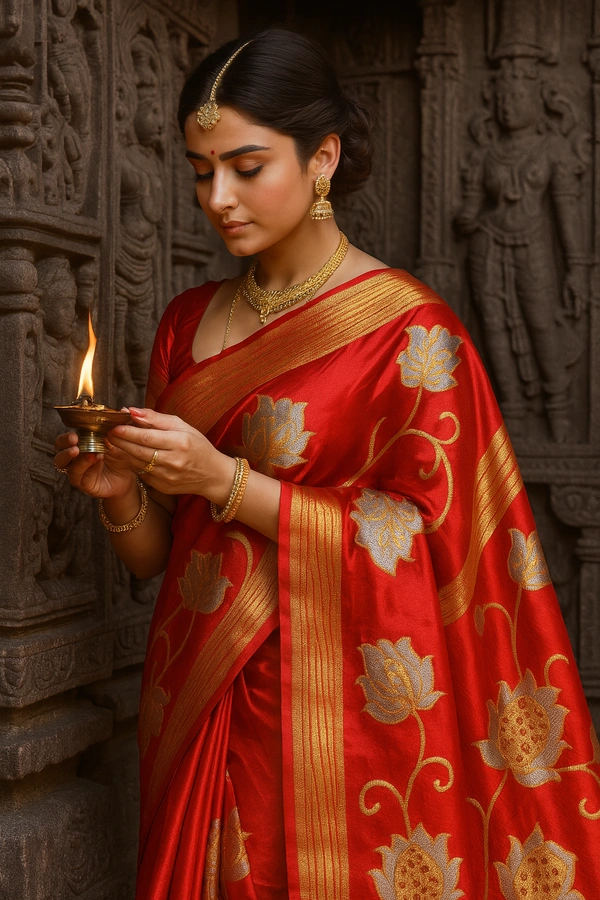 ROOP SHREE FANCEY SAREE-SKU-200002573