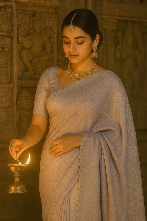 KASHVI FANCEY SAREE-SKU-200002987