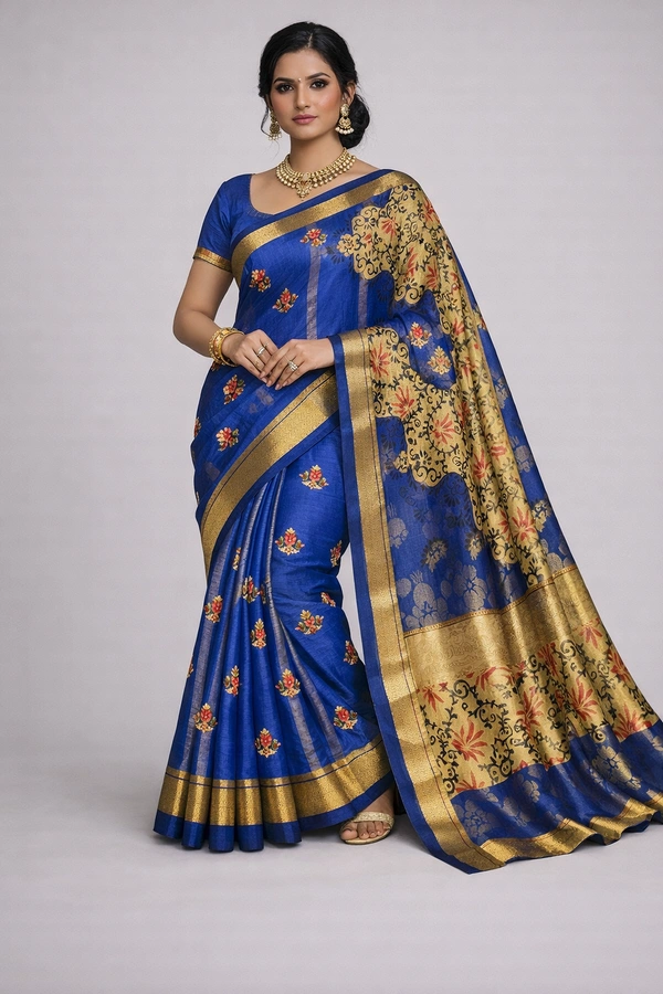 K-FAB COTTON SAREE-SKU-200003202