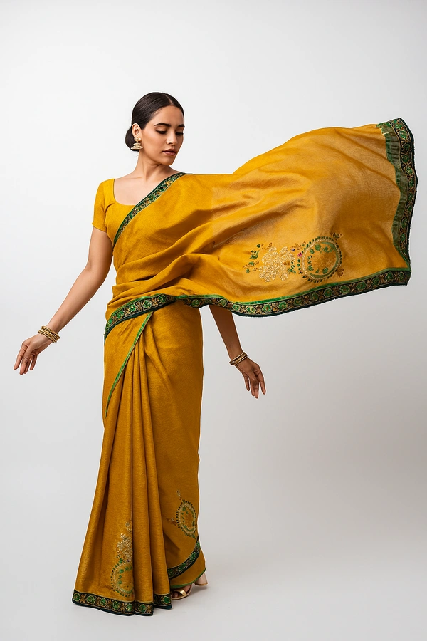 Gsr  Fancy Saree-sku-200005383