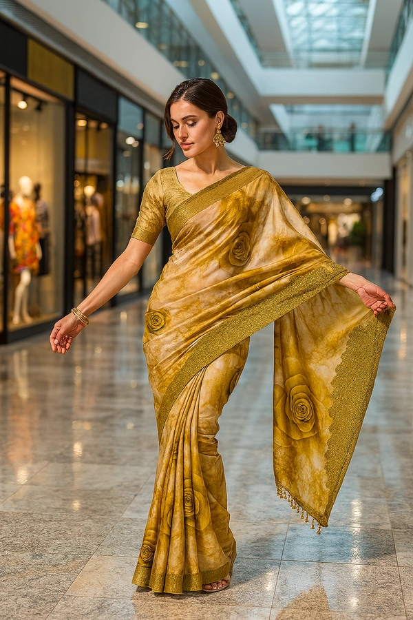 Gsr Fancy Saree-sku-200005579