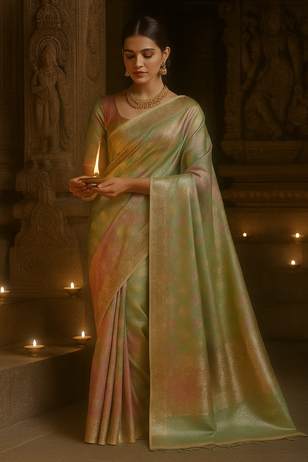 Gsr  Fancy Saree-sku-200002181