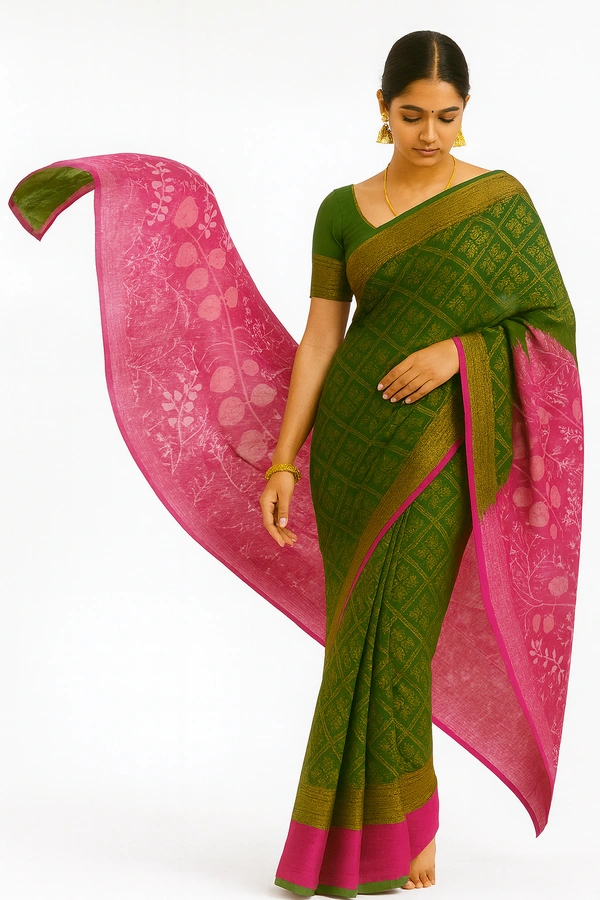 FANCEY SAREE-SKU-300000342