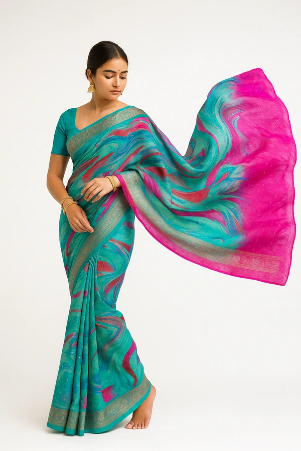 L.T FANCY SAREE Sku-300000096