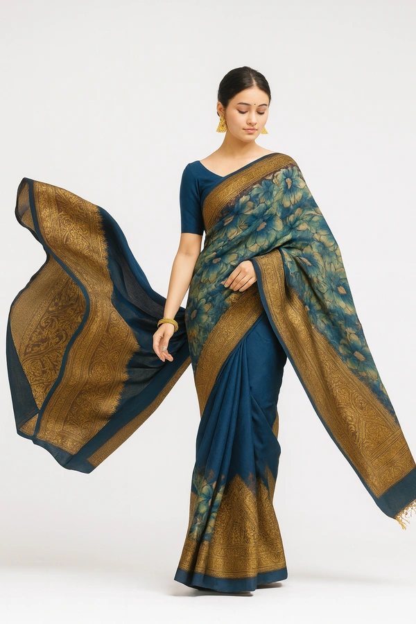 ANIL FANCEY SAREE-SKU-300000146