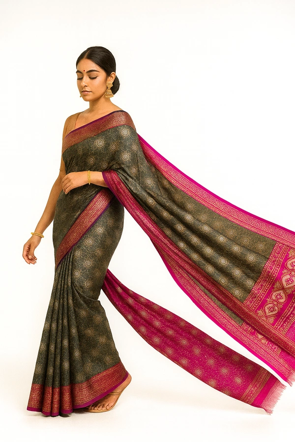 FANCEY SAREE-SKU-300000226