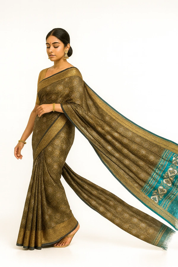 FANCEY SAREE-Sku-300000228