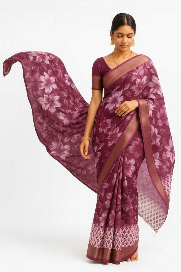 FANCEY SAREE-SKU-300000272