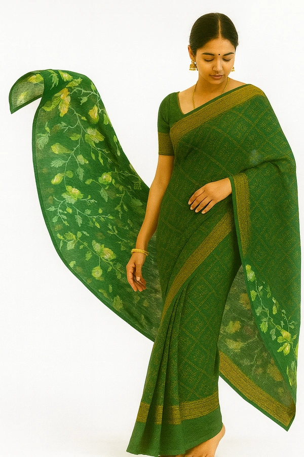 FANCEY SAREE-SKU-300000276