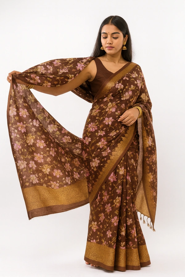 FANCEY SAREE-SKU-300000293