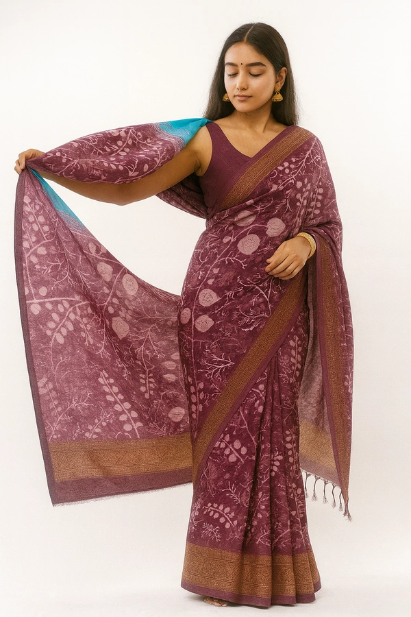 ANIL FANCEY SAREE-SKU-300000305