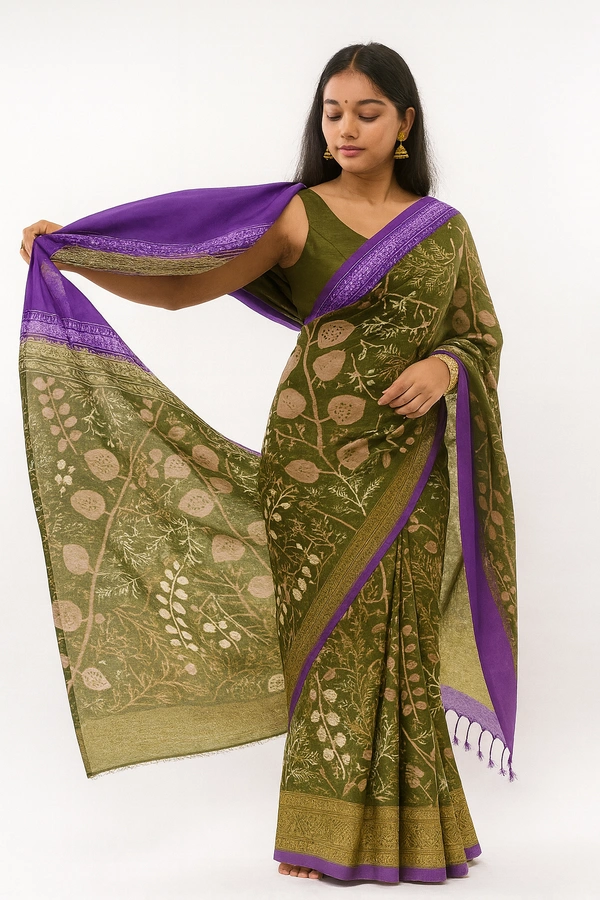 ANIL FANCEY SAREE-SKU-300000306