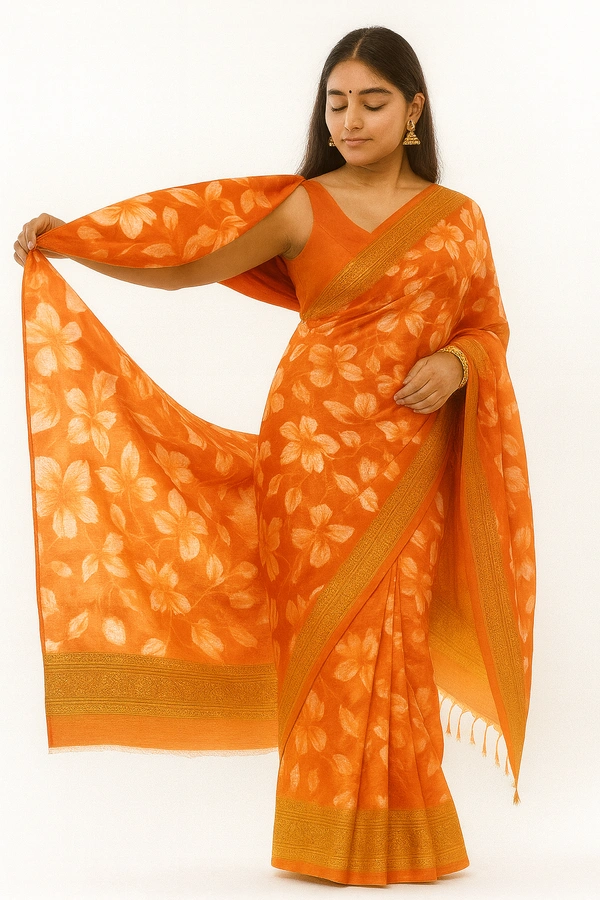 FANCEY SAREE-SKU-300000310