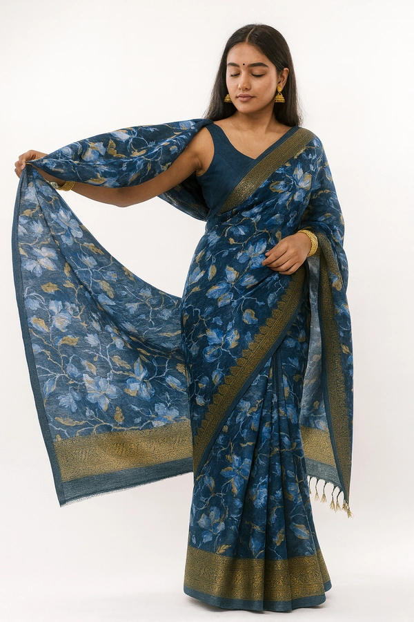 FANCEY SAREE-SKU-300000311