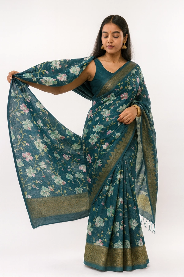 FANCEY SAREE-SKU-300000315