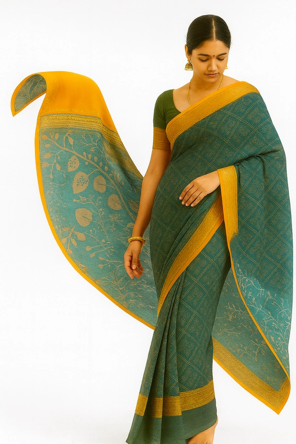 ANIL FANCEY SAREE-SKU-300000319