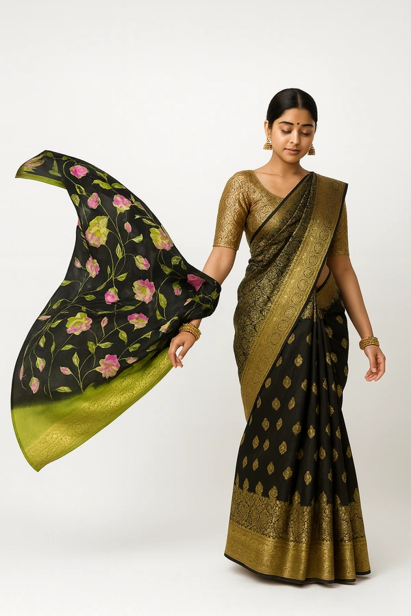 ANIL FANCEY SAREE-SKU-300000330