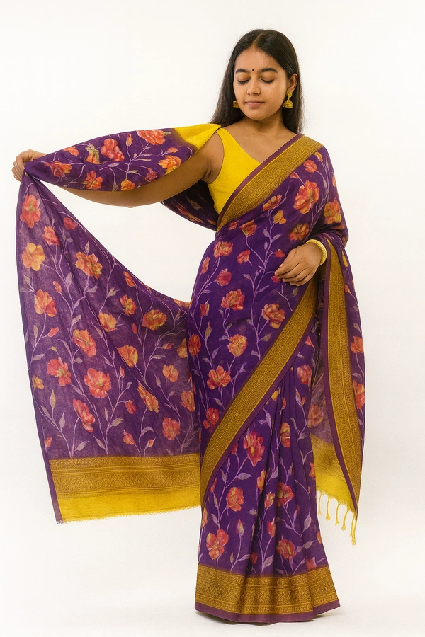 FANCEY SAREE-SKU-300000331