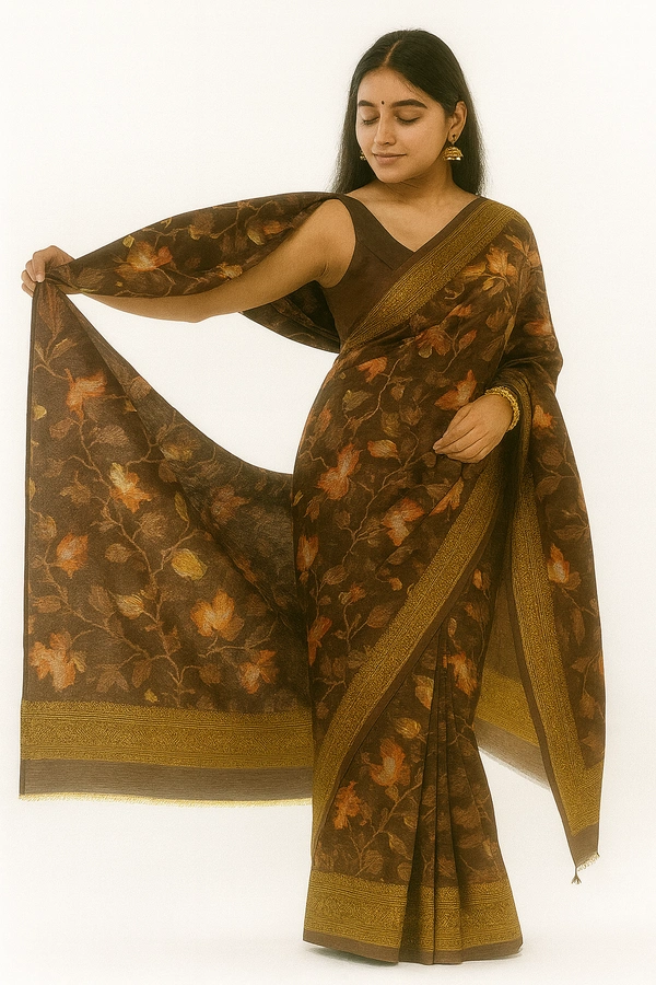 ANIL FANCEY SAREE-SKU-300000343