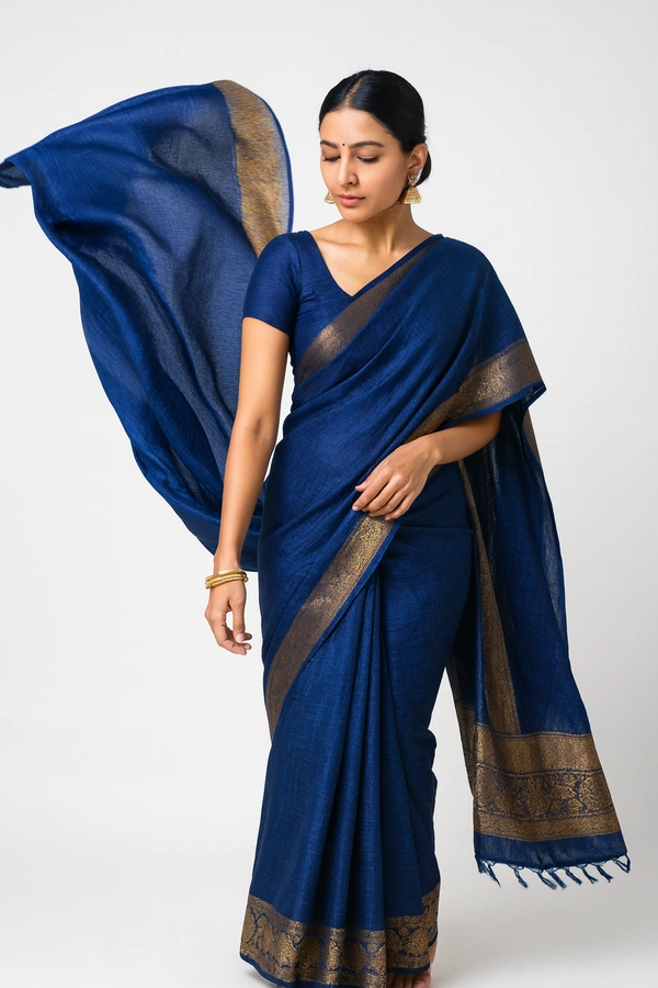 0RDIA FANCEY SAREE-SKU-300000601