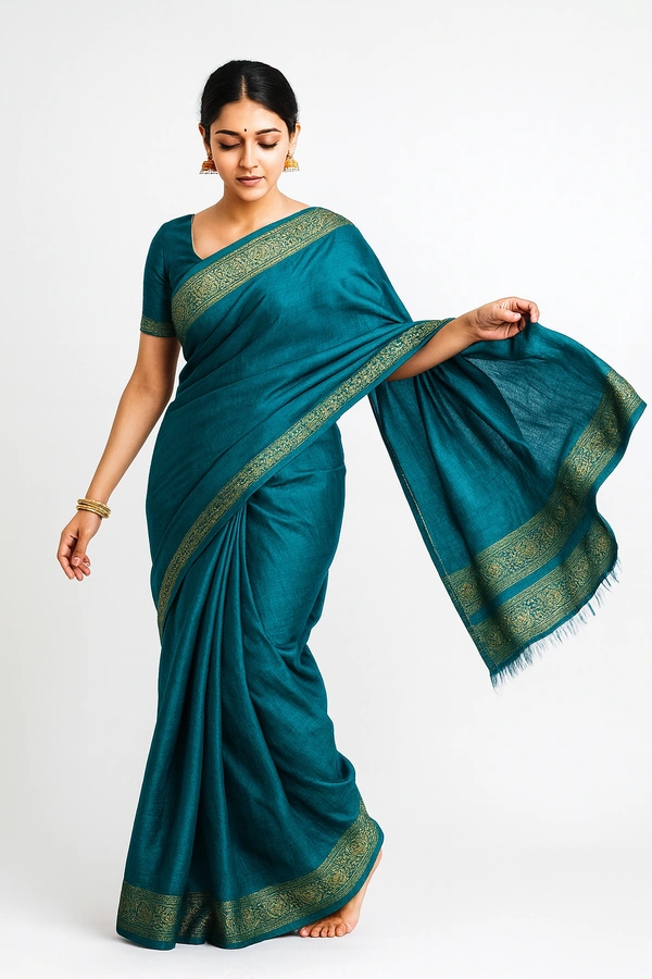 ORDIA FANCEY SAREE-SKU-300000633