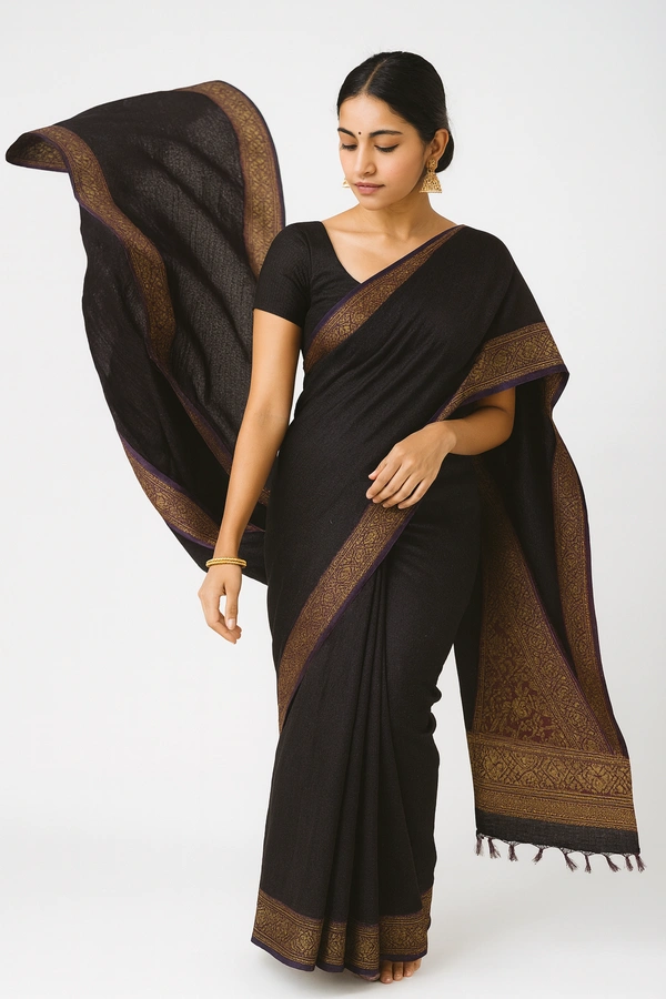 ORDIA FANCEY SAREE-SKU-300000637