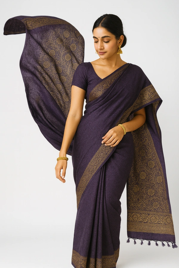 ORDIA FANCEY SAREE-SKU-300000639