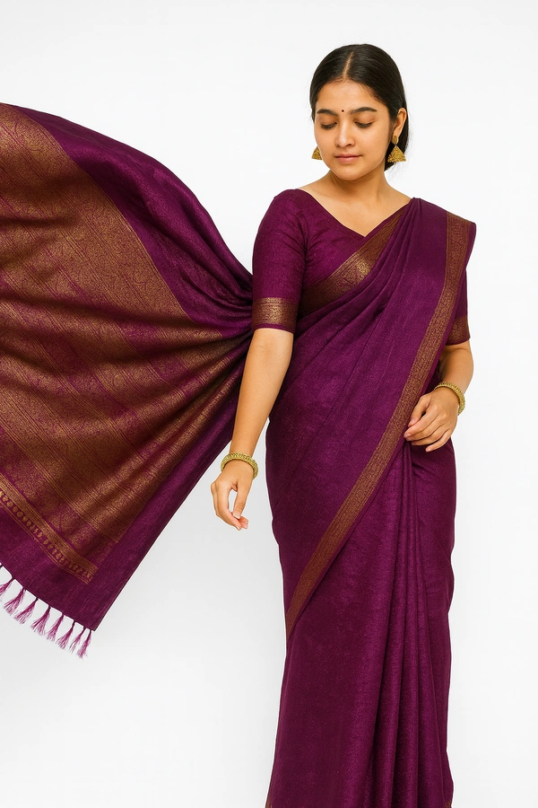 ORDIA FANCEY SAREE-SKU-300000651