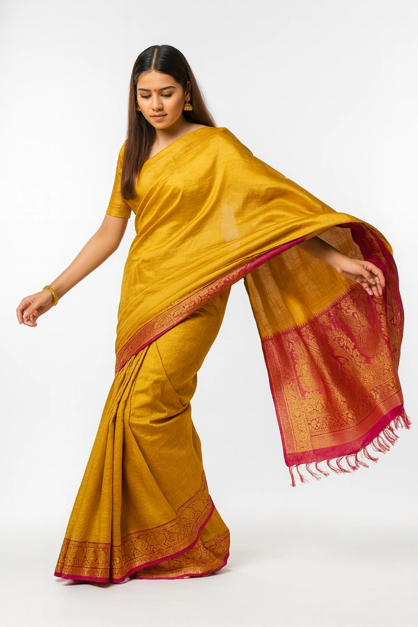 ORDIA FANCEY SAREE-SKU-300000652