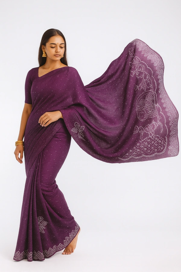 MAA-TEX FANCEY SAREE-SKU-300000714