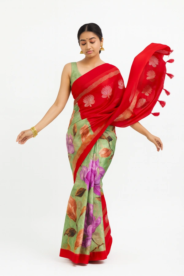 SANA FANCEY SAREE-SKU-300000819