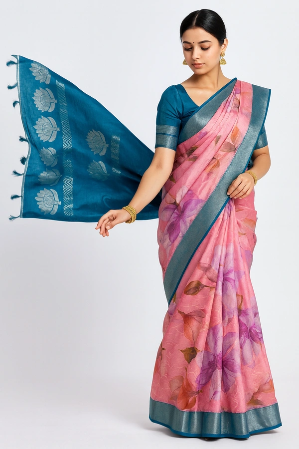 SANA FANCEY SAREE-SKU-300000821