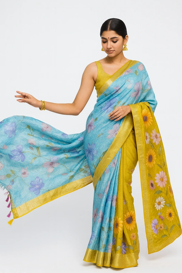 SANA FANCEY SAREE-SKU-300000840