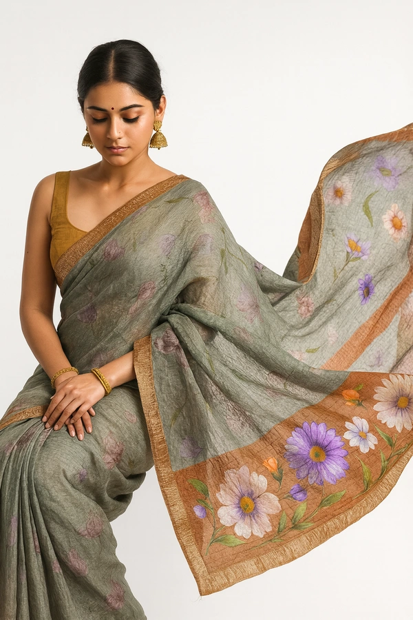 ANIL FANCEY SAREE-SKU-300000842