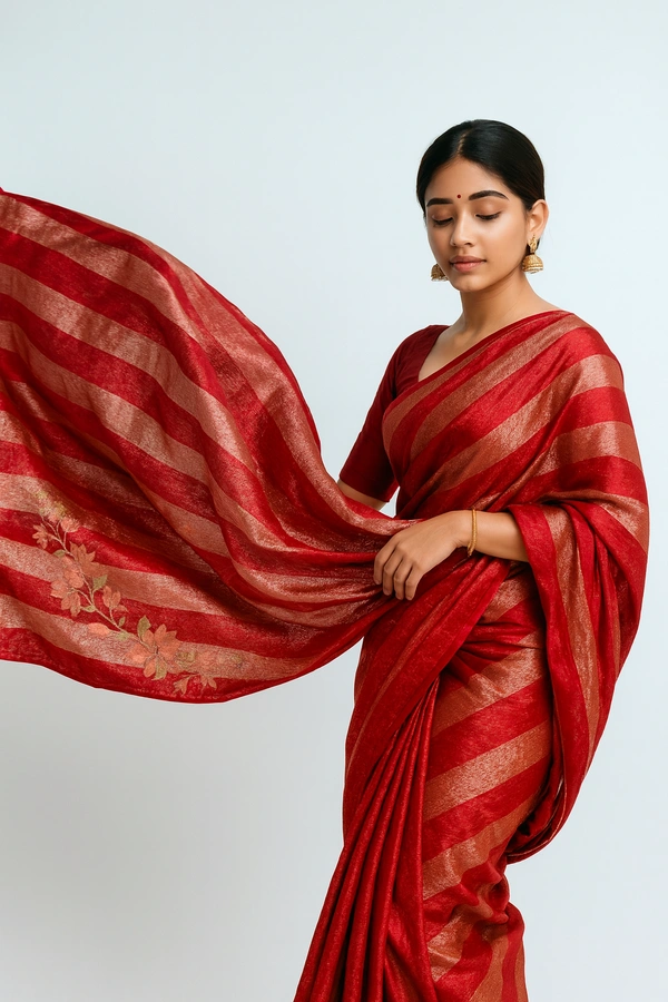 FANCEY SAREE-SKU-300000850