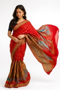 L.T FANCEY SAREE-Sku-300000095