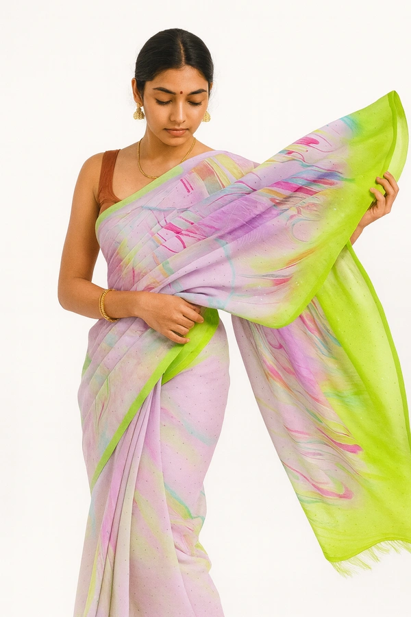 FANCEY SAREE-Sku-30000097