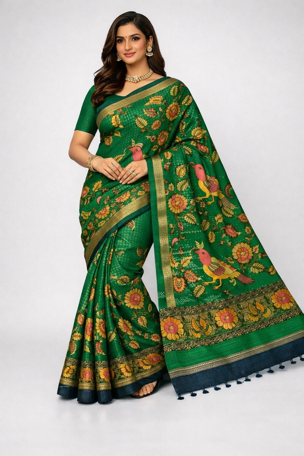 MEENA COTTON SAREE-SKU-300001243