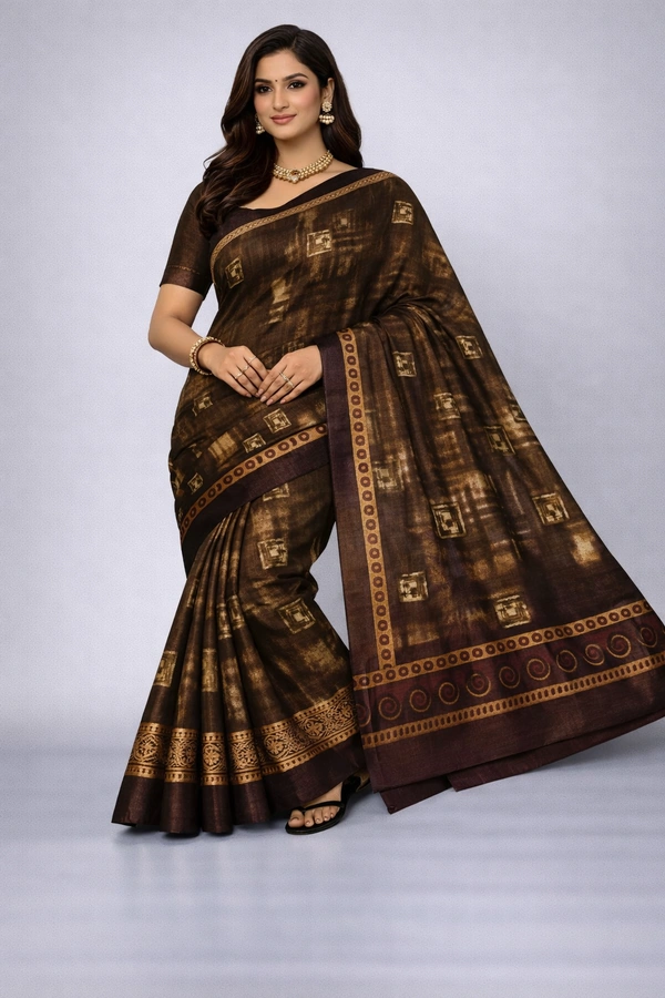 BALI LIFESTYLE COTTON SAREE-SKU-300001265