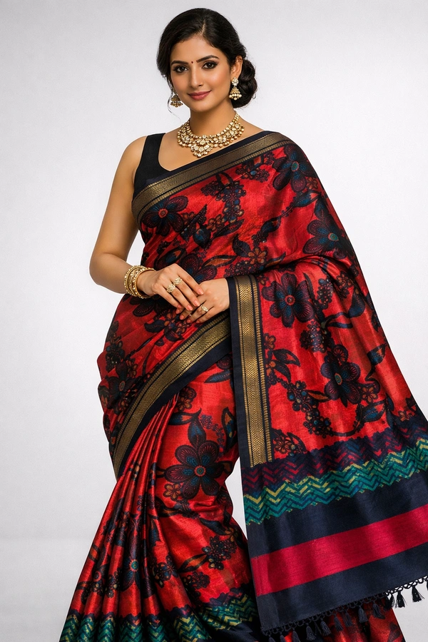 BALI LIFE STYLE COTTON SAREE-SKU-300001271