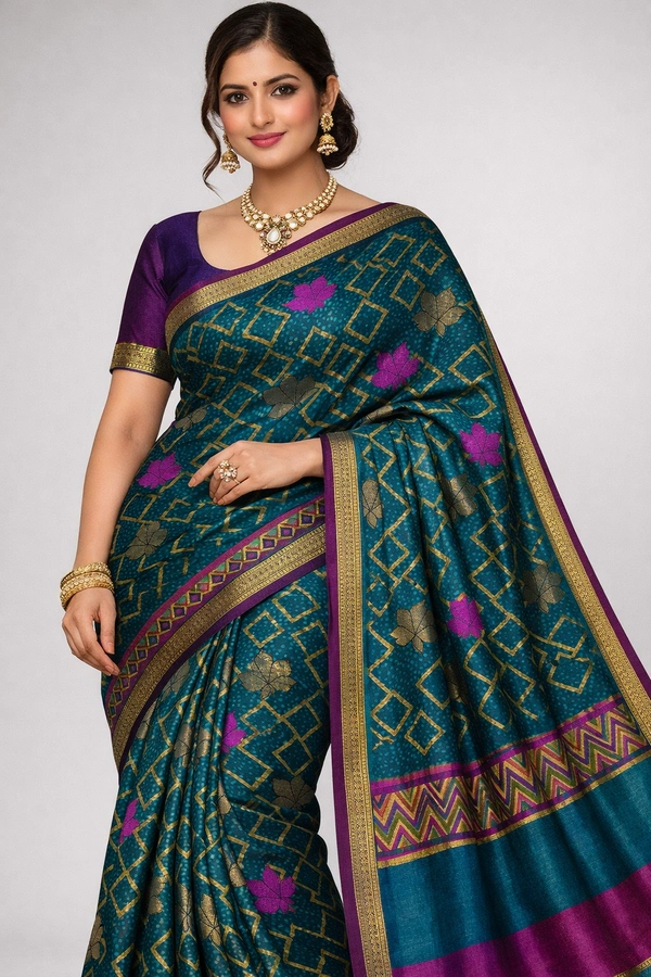 BALI LIFESTYLE cotton saree-sku-300001285