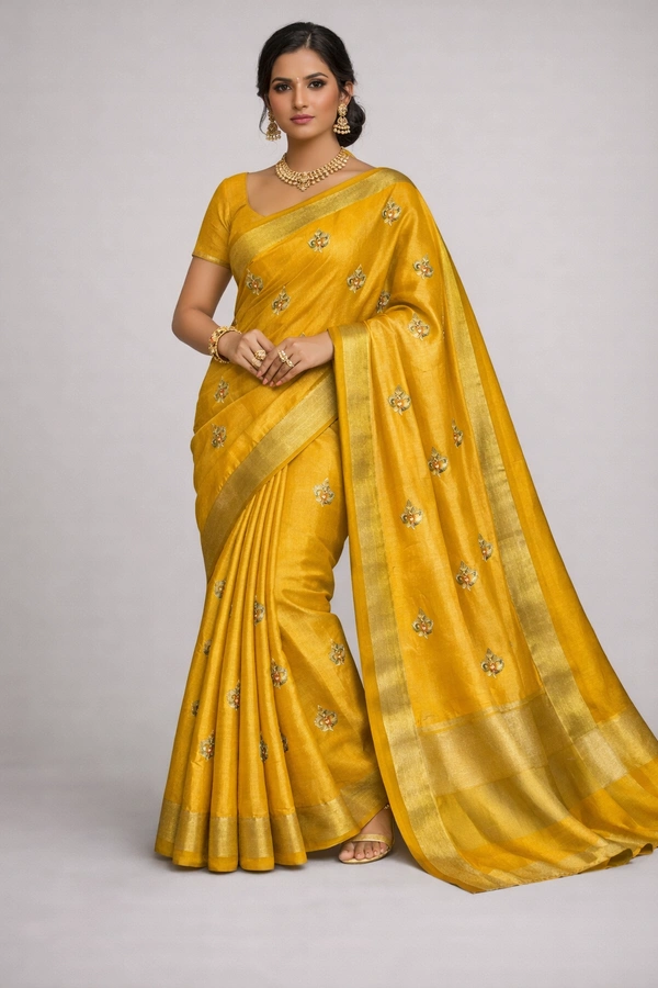 K-FAB COTTON SAREE-SKU-300001317